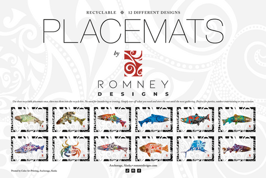 NEW! Fish Paper Placemats