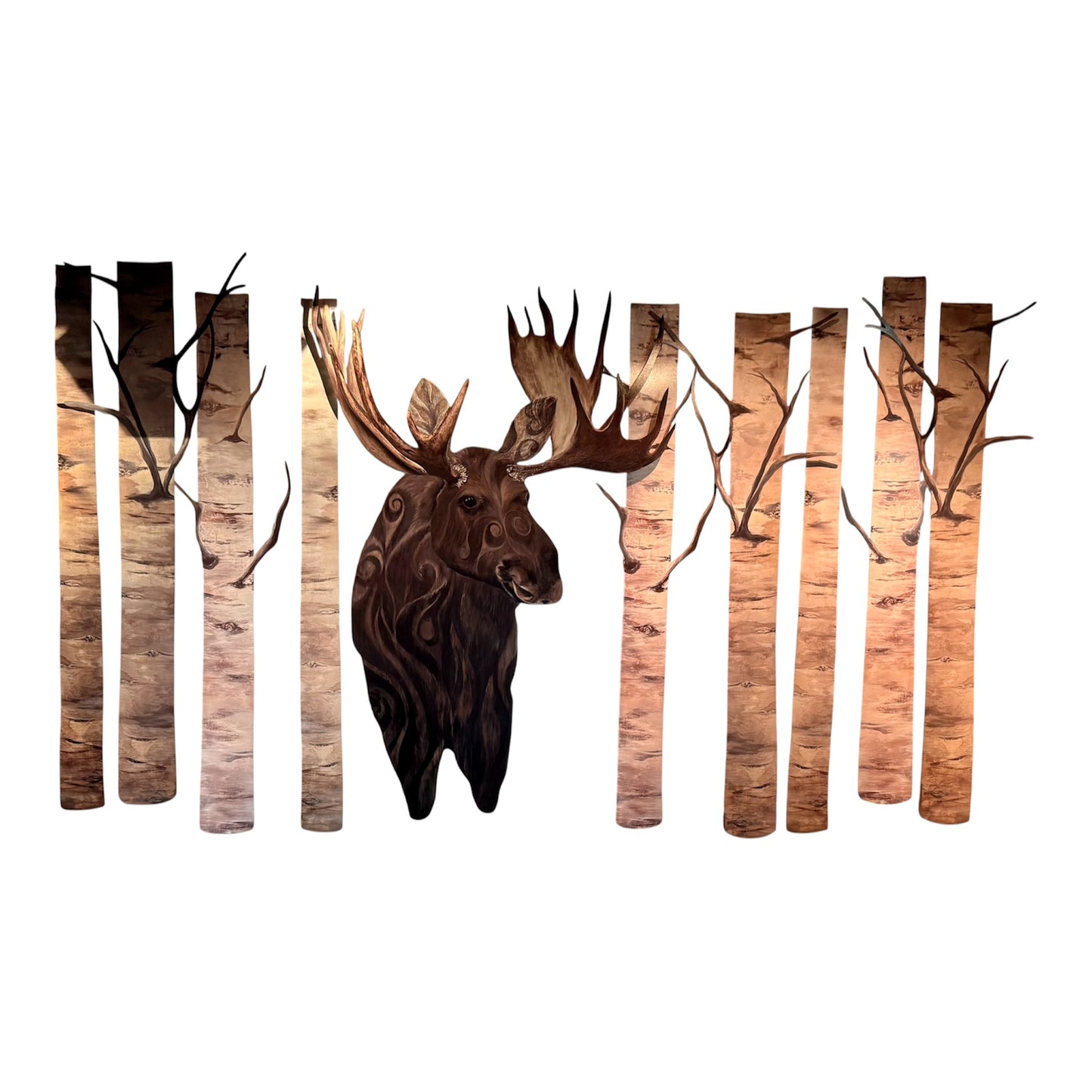 Moose and Birch Installation